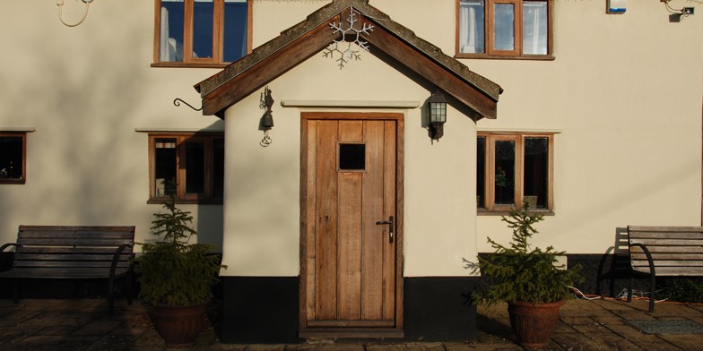 Traditional wooden door