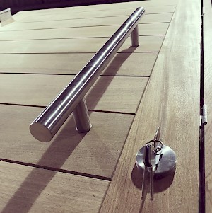 High quality fitting on our wooden doors made in Norfolk