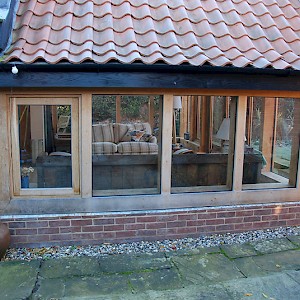 Oak framed garden room