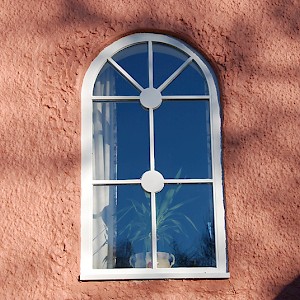 Arch window frames