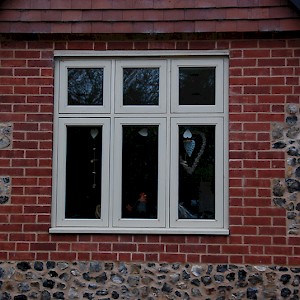 Panelled wooden windows Norfolk