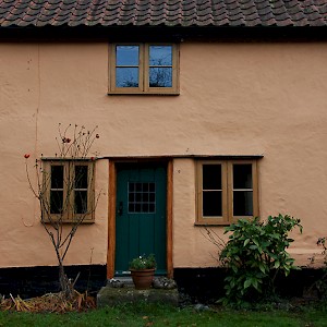 Green wooden door, Norfolk