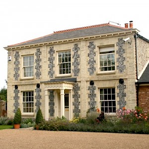 Georgian style wooden windows, Norfolk