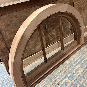 Lunette Wooden Windows