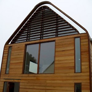 Sympathetic wooden window installation, Norfolk