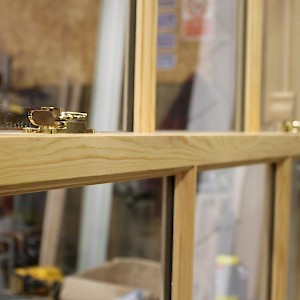 Wooden sash window fittings