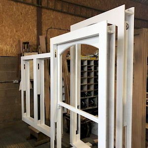 white painted wooden windows Norwich, Norfolk