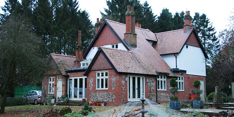 Chartersworth House replaced with modern A Rated Oak framed windows and Doors, Norfolk