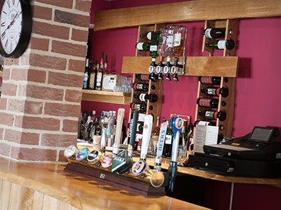 Cherry Back Bar, Kings Head. Norfolk