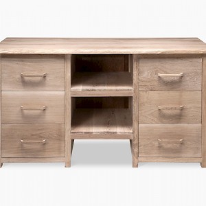 Bespoke wooden drawer unit.