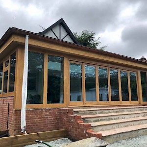 Orangerie installation in Norwich, Norfolk.