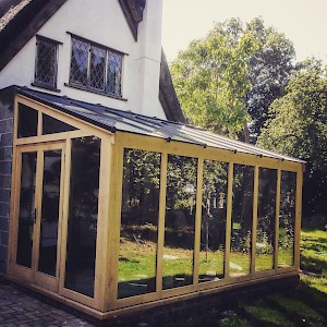 Oak Garden Room installation, Norfolk