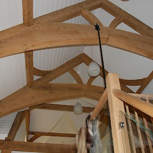 Oak trusses and beams