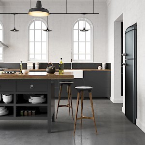 Freestanding Bespoke kitchen units.