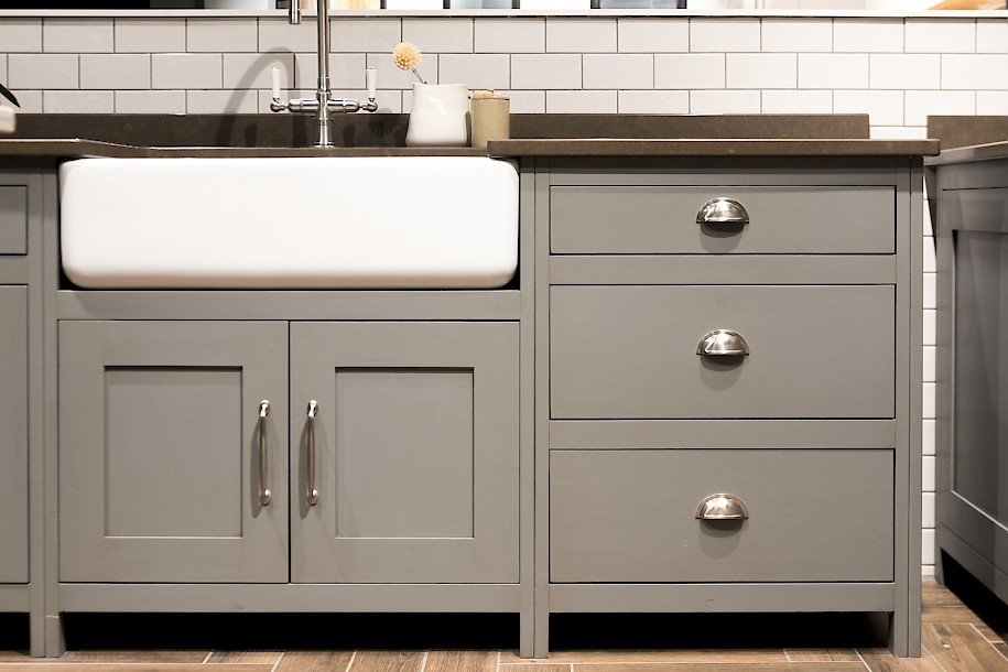Belfast sink kitchen unit.