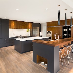 Bespoke kitchen installation.